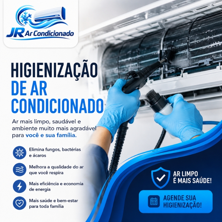 Higienização e limpeza de ar condicionado em Campo Grande